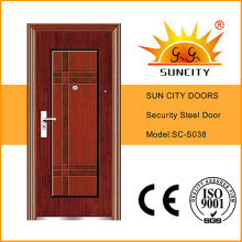 Factory Economic Flush Design Steel Doors (SC-S038)